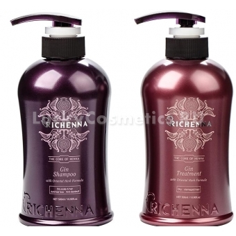 Набор из 2 - х предметов (уход + шампунь) Richenna Gin Shampoo&Treatment