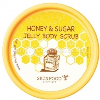 Сахарно-медовый скраб для тела Skinfood Honey And Sugar Jelly Body Scrub