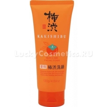 Противовоспалительная пенка для умывания Kumano Cosmetics Кakishibu Skin Care Facial Foam