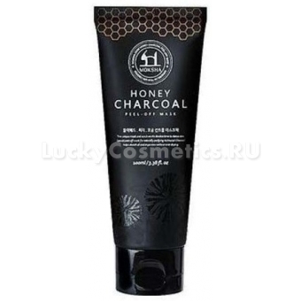 Маска-пленка для лица Lombok Moksha Honey Charcoal Peel-Off Mask