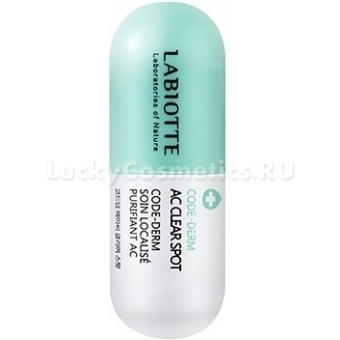 Точечный бальзам от воспалений Labiotte Code-Derm AC Clear Spot