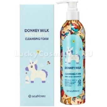 Увлажняющая пенка для умывания с молоком SeaNtree Donkey Milk Waterful Cleansing Foam