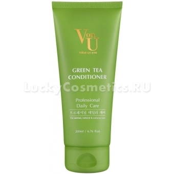 Увлажняющий кондиционер с зелёным чаем Von U Green Tea Conditioner