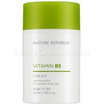 Успокаивающий крем с провитамином В5 и мадекассосидом Nature Republic Vitamin B5 Cream