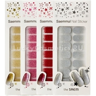 Наклейки для дизайна ногтей The Saem Saemmul Nail Sticker 04 Pink Gradation