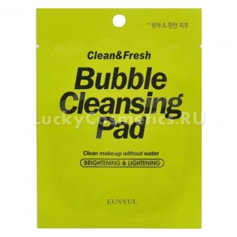 Очищающая подушечка для снятия макияжа Eunyul Clean and Fresh Bubble Cleansing Pad