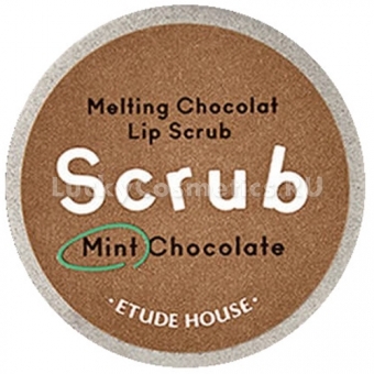 Шоколадно-мятный скраб для губ Etude House Melting Chocolat Lip Scrub