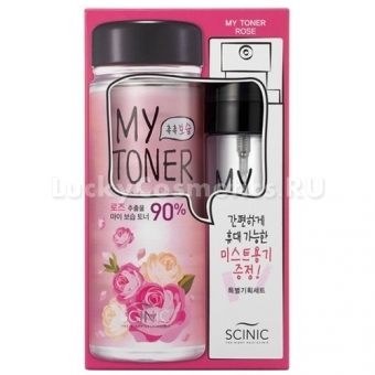 Набор для деликатного ухода за кожей Scinic My Toner Rose Special Set