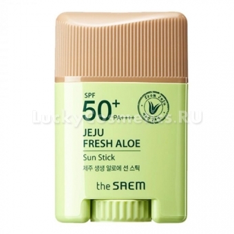 Солнцезащитный стик с экстрактом алоэ The Saem Jeju Fresh Aloe Sun Stick