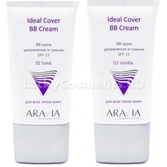 Увлажняющий ВВ-крем с солнцезащитным фактором Aravia Professional Ideal Cover BB-Cream SPF 15