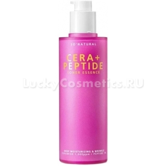 Тонер-эссенция с пептидами и керамидами So Natural Cera+Peptide Toner Essence