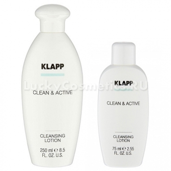 Очищающее молочко Klapp Clean And Active Cleansing Lotion