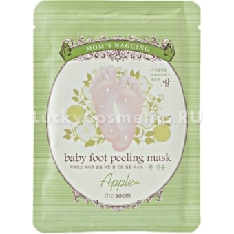 Пилинг для ног The Saem Mom`s Nagging Baby Foot Peeling Mask Apple