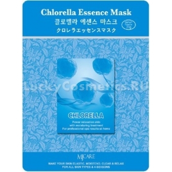 Тонизирующая маска с хлореллой Mijin Cosmetics Chlorella Essence Mask
