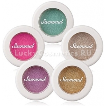 Блестящие тени для век The Saem Saemmul Glitter Shadow