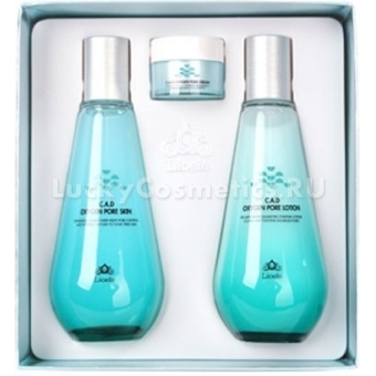 Набор для сужения пор Lioele Oxygen Pore skin & Lotion Set