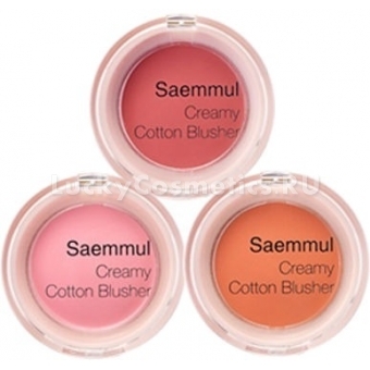 Румяна увлажняющие The Saem Saemmul Creamy Cotton Blusher