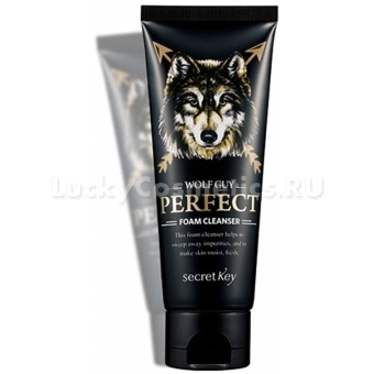 Пенка для умывания мужская Secret Key Wolf Guy Perfect Foam Cleanser