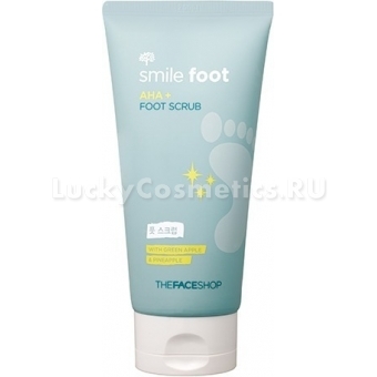 Скраб для ног с фруктовыми кислотами The Face Shop Foot Smile AHA Plus Scrub