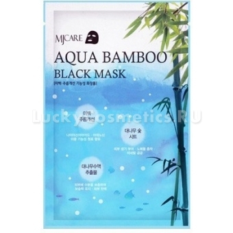 Увлажняющая маска с бамбуком Mijin Cosmetics Aqua Bamboo Black Mask