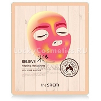 Согревающая тканевая маска The Saem Believe Me Heating Mask Sheet