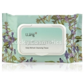 Ежедневные освежающие салфетки Llang Daily Refresh Cleansing Tissue