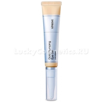 Осветляющий лифтинг - гель с золотом для кожи вокруг глаз Vprove Expert Gold Plumping Eye Gel