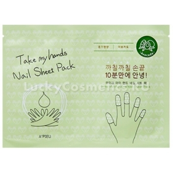 Маска для ногтей A'Pieu Take My Hand Nail Sheet Pack