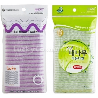 Мочалка для душа 28х100 Sungbo Cleamy Clean And Beauty Shower Towel