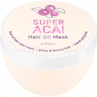 Питательная маска для волос с ягодами асаи A'pieu Super Acai Hair Oil Mask