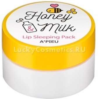 Медовая маска для губ A'pieu Honey And Milk Lip Sleeping Pack