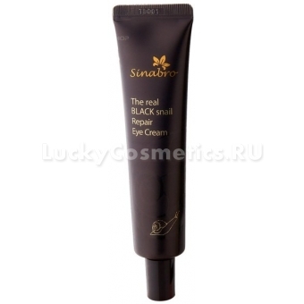 Восстанавливающий крем для век Sinabro The Real Black Snail Repair Eye Cream