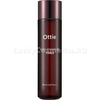 Тонер для лица с муцином черной улитки Ottie Black Signature Toner