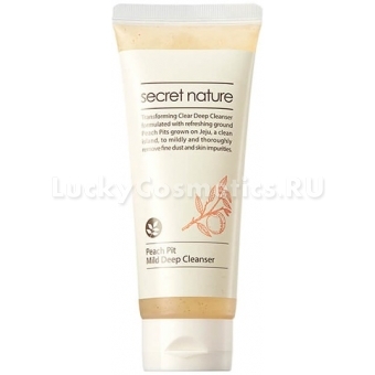 Пенка для умывания лица с экстрактом персиковых косточек Secret Nature Peach Pit Mild Deep Cleanser