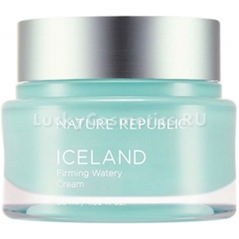 Увлажняющий антивозрастной гель-крем с ледниковой водой Nature Republic Iceland Firming Watery Cream