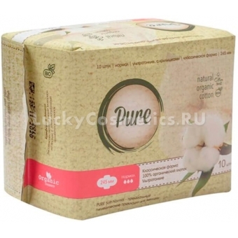 Дневные гигиенические прокладки Pure Soft Normal