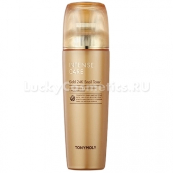 Тонер для лица с улиточным муцином и коллоидным золотом Tony Moly Intense Care Gold 24K Snail Toner