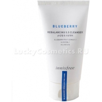 Очищающая пенка с экстрактом голубики Innisfree Blueberry Rebalancing 5.5 Cleanser