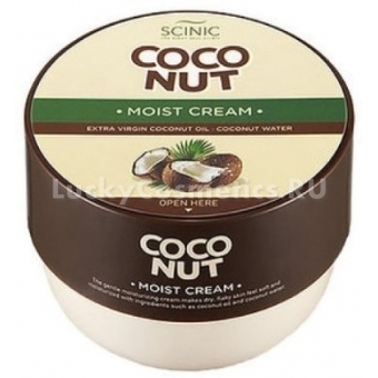 Увлажняющий крем с кокосовым маслом Scinic Coconut Moist Cream