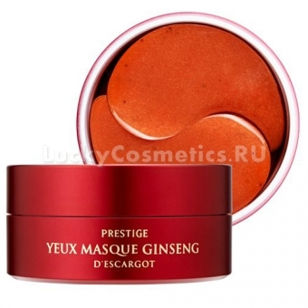 Гидрогелевые патчи с муцином улитки It's Skin Prestige Yeux Masque Ginseng D'escargot