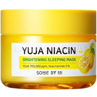 Ночная маска для лица с экстрактом юдзу Some By Mi Yuja Niacin 30 Days Miracle Brightening Sleeping Mask