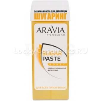 Очень мягкая паста для шуринга с ароматом мёда Aravia Professional Sugar Paste Honey