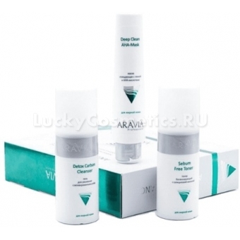 Набор против несовершенств кожи Aravia Professional Anti-Acne Balance