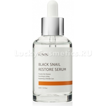 Восстанавливающая сыворотка с муцином улитки Iunik Black Snail Restore Serum