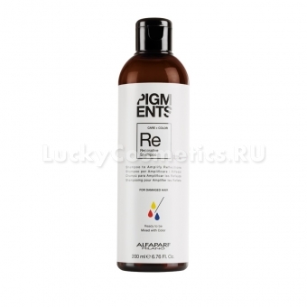 Восстанавливающий шампунь для повреждённых волос Alfaparf Milano Pigments Reparative Shampoo