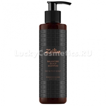 Балансирующий шампунь от перхоти для мужчин Zeitun Rosewood And Sage Balancing Scalp Shampoo