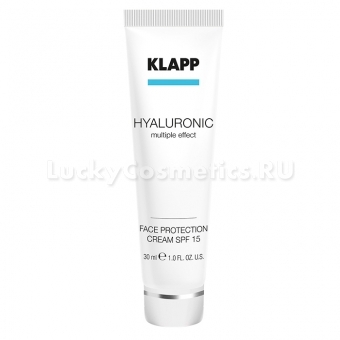 Солнцезащитный крем для лица Klapp Hyaluronic Face Protection Cream SPF15