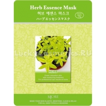 Листовая маска с травами Mijin Cosmetics Herb Essence Mask