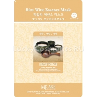 Маска с рисовым вином Mijin Cosmetics Rice Wine Essence Mask