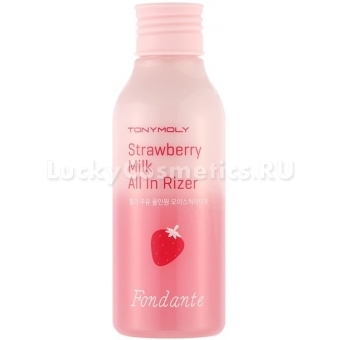 Увлажняющее двухфазное молочко Tony Moly Fondante Strawberry Milk All In Rizer